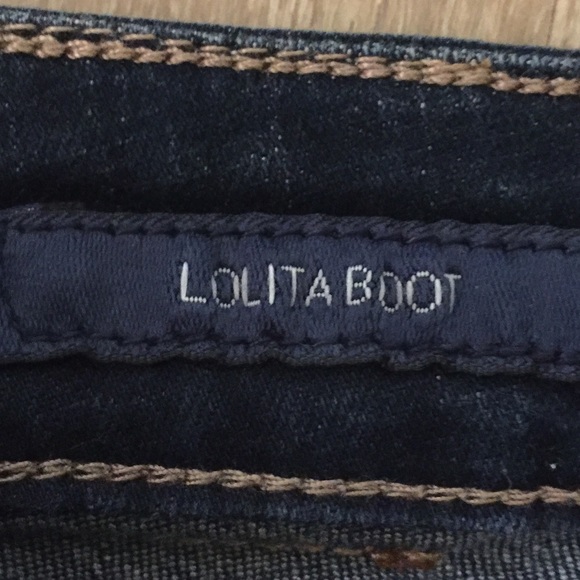 EUC Lucky Brand Lolita Boot Dark Blue Jeans,Sz8/29 - Picture 9 of 10